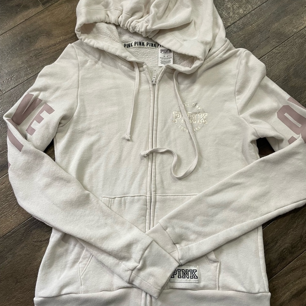 Pink zip up